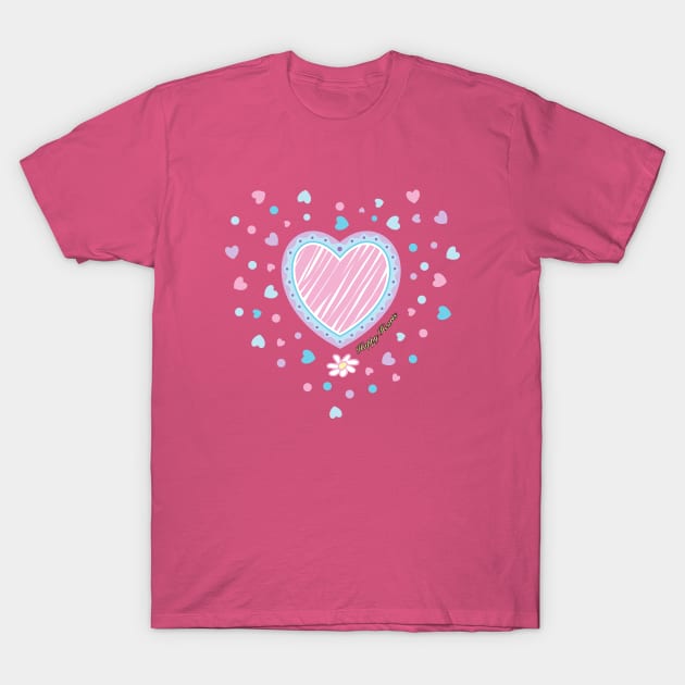 Heart T-Shirt by mkbl